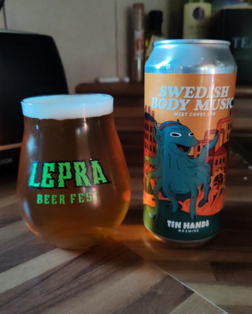 Swedish body music 6.0%, Ten Hands Brewing, Sweden