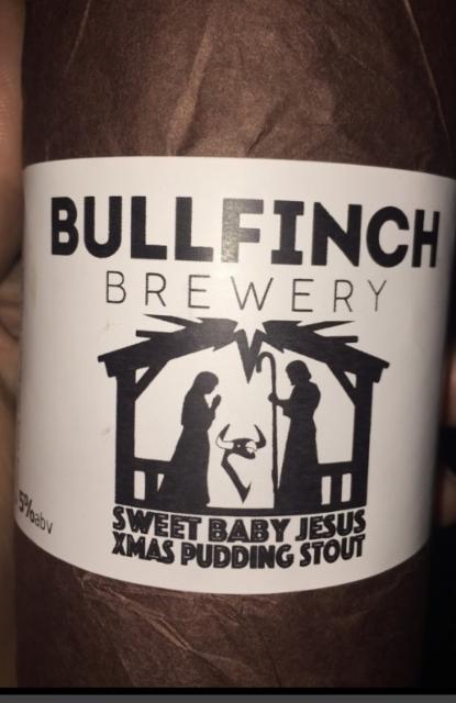 Sweet Baby Jesus Xmas Pudding Stout 4.0%, Bullfinch Brewery, England