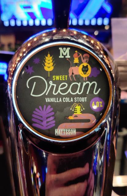 Sweet Dream Vanilla Cola Stout 6.0%, Mattsson Panimo (Hartwall), Finland