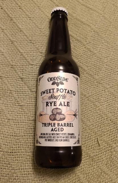 Sweet Potato Soufflé Rye Ale Triple Barrel Aged 11.0%, Odd Side Ales, United States