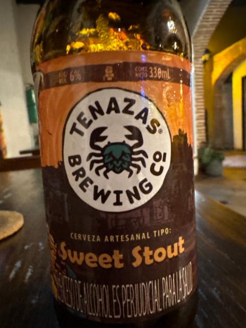 Sweet stout, Tenazas brewing co
