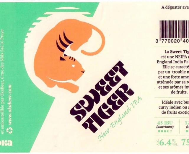 Sweet Tiger 6.4%, Brasserie Okabeer, France