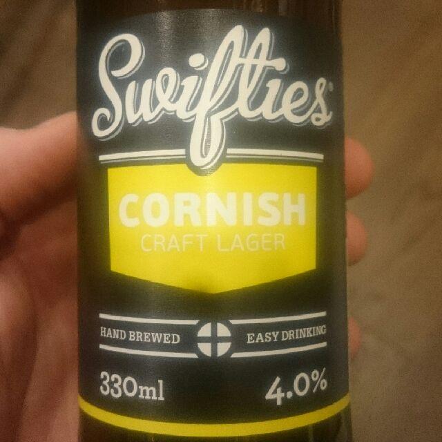 Swifties Cornish Craft Lager 4.0%, Keltek Brewery, England