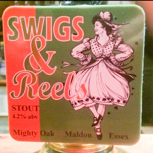 Swigs and Reels 4.2%, The Mighty Oak Brewing Company, England
