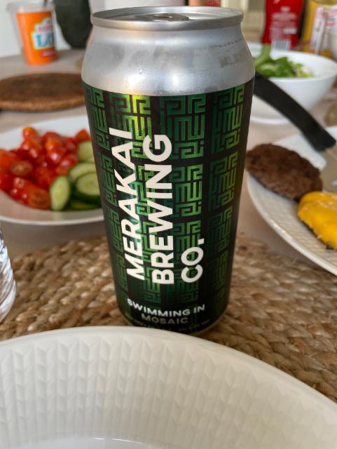 Swimming in mosaic 5.0%, Merakai Brewing Co., England