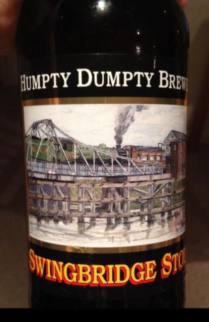 Swingbridge Stout 4.2%, Humpty Dumpty Brewery, England