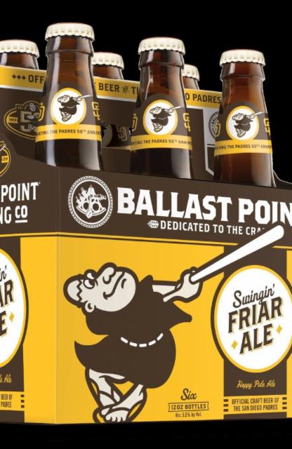 Swingin' Friar Ale 5.5%, Ballast Point Brewing Company, United States