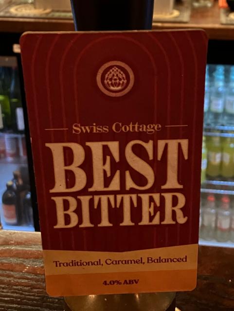 Swiss Cottage Best Bitter, Brewhouse Worthing