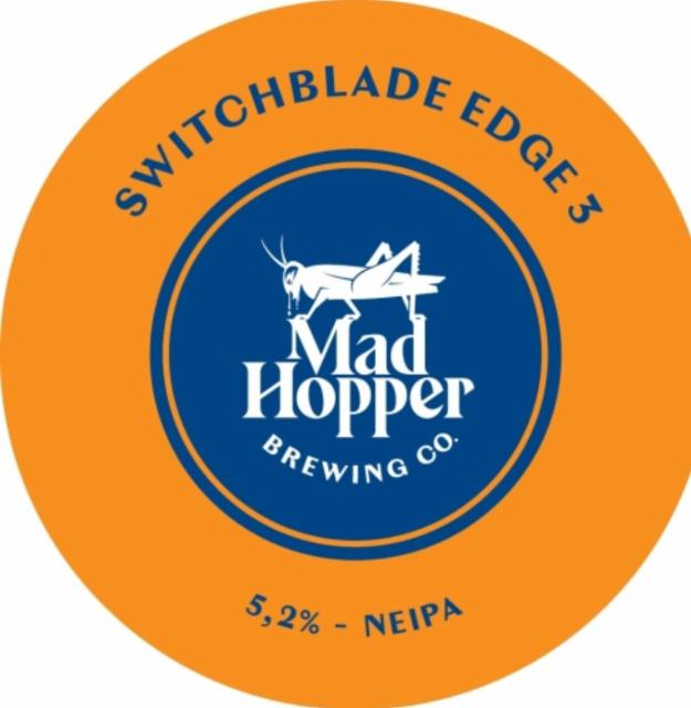 Switchblade Edge 3 5.2%, Mad Hopper Brewing Co., Finland