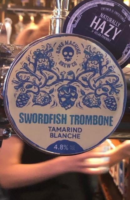 Swordfish Trombone 4.8%, Bone Machine Brew Co., England