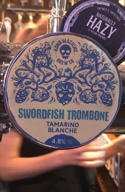 Swordfish Trombone 4.8%, Bone Machine Brew Co., England