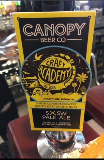 S x SW Pale Ale 4.0%, Canopy Beer Co, England