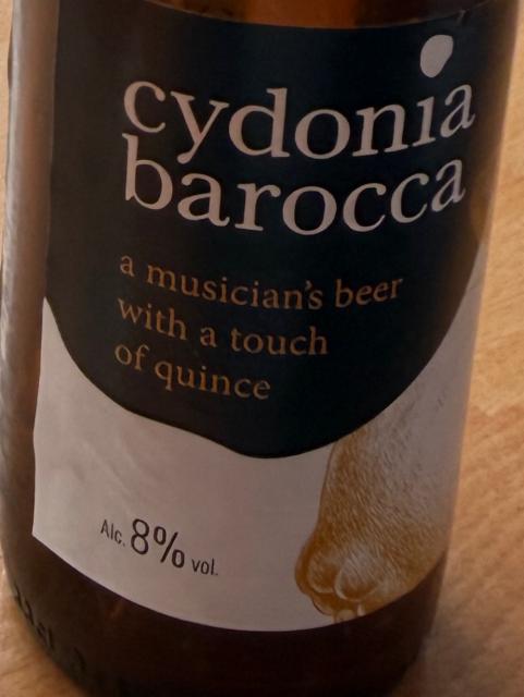 Sydonia barocca 8.0%, De Wilde Brouwers, Belgium