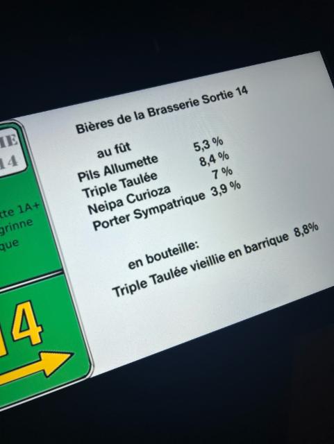 Sympatrique 3.9%, Brasserie sortie 14, Belgium