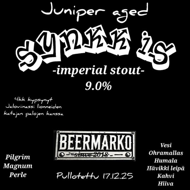 synkk is -juniper aged 9.0%, beerMarko, Finland