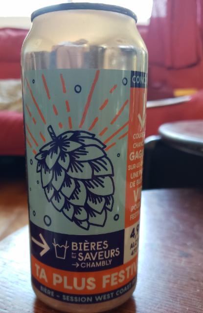 Ta Plus Festive 4.9%, Lagabière Brasserie Artisanale, Canada