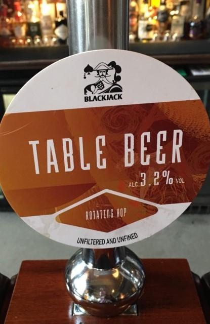 Table Beer 3.2%, Blackjack Brewing Company, England