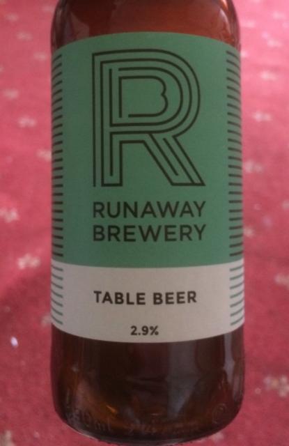 Table Beer 2.9%, The Runaway Brewery, England