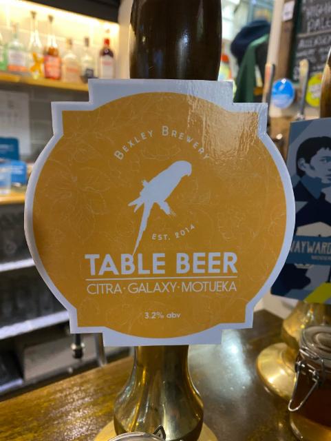 Table Beer 3.2%, Bexley Brewery, England