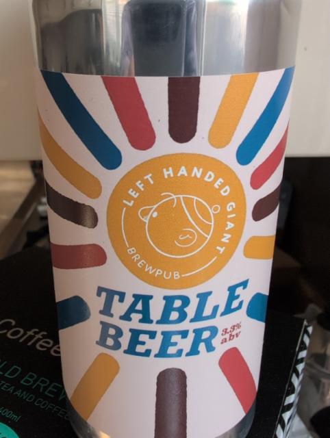 Table Beer, Left Handed Giant Brewing