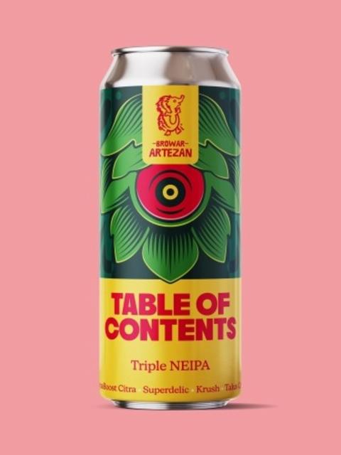 Table Of Contents 8.0%, Browar Artezan, Poland