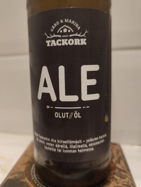 Tackork Ale 5.5%, Kimito Brewing, Finland
