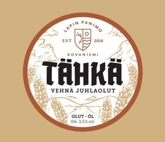 Tähkä 3.5%, Lapin Panimo, Finland
