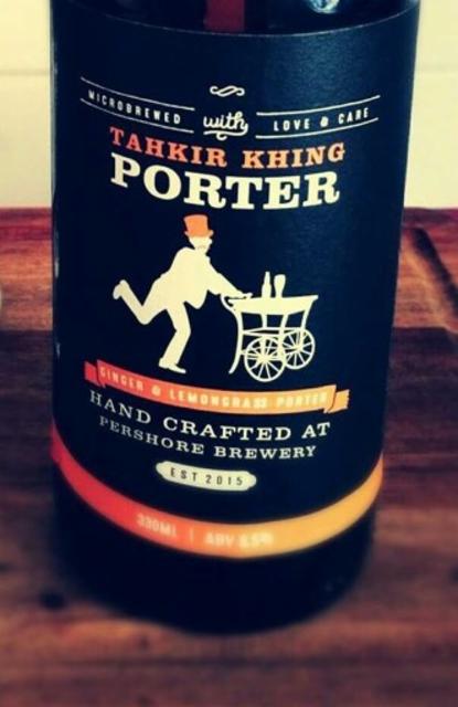 Tahkir Khing Porter 6.5%, Pershore Brewery, England