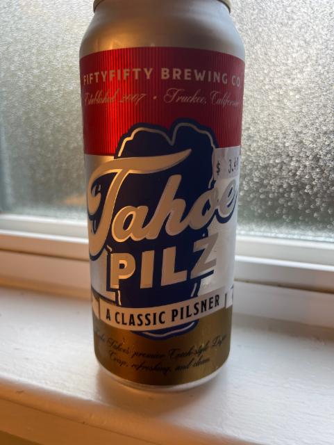 Tahoe Pilz 5.3%, FiftyFifty Brewing Company, United States