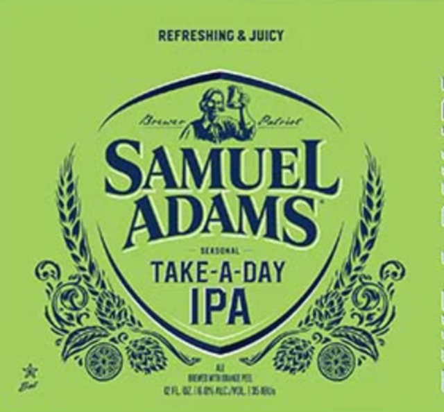 Take-A-Day IPA 6.0%, Samuel Adams (Boston Beer Company), United States