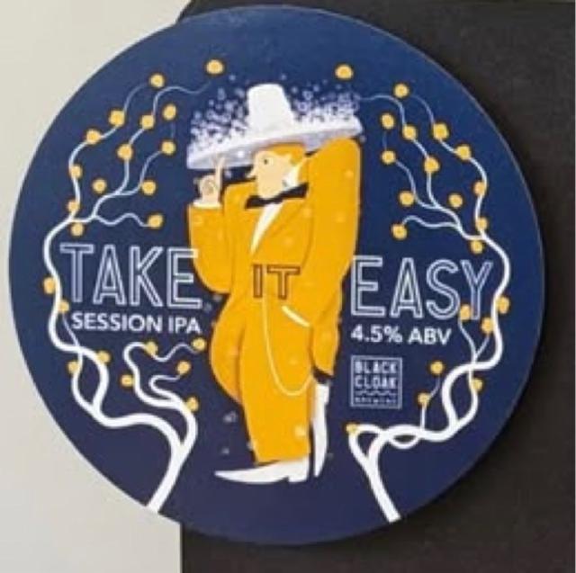 Take it easy 4.5%, Black Cloak Brewing, Wales