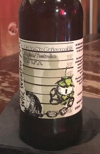 Take No Prisoners 5.5%, Wild Weather Ales, England