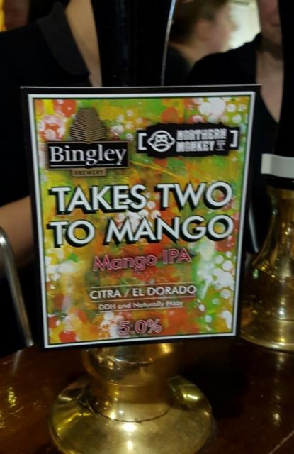 Takes Two To Mango 5.0%, Northern Monkey Brew Co., England