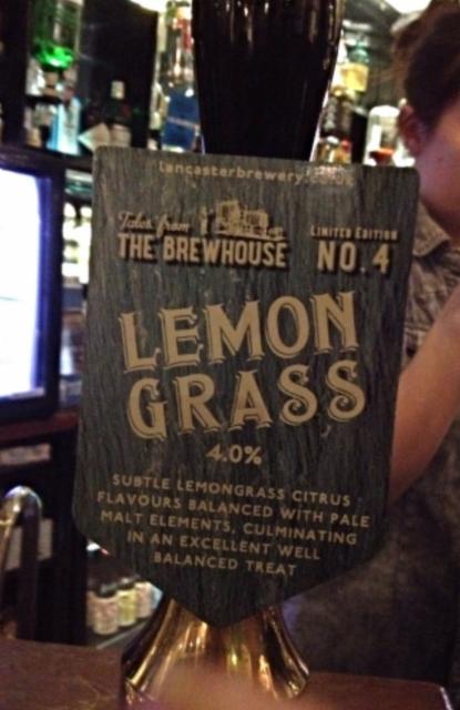 Tales From The Brewhouse No.4 Lemon Grass 4.0%, Lancaster Brewery Ltd, England