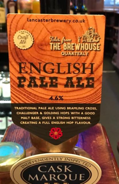 Tales From The Brewhouse Quarterly- English Pale Ale 4.6%, Lancaster Brewery Ltd, England