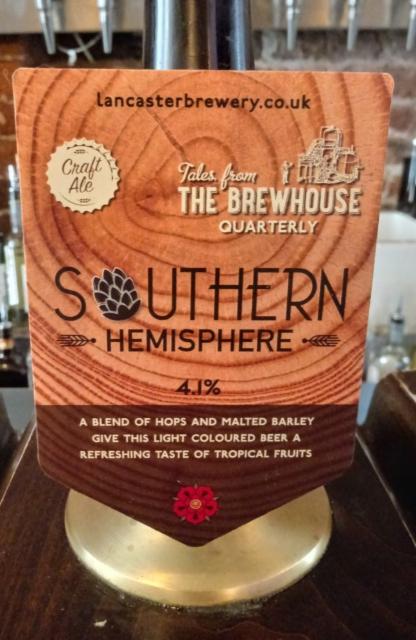 Tales From The Brewhouse Quarterly-Southern Hemisphere 4.1%, Lancaster Brewery Ltd, England