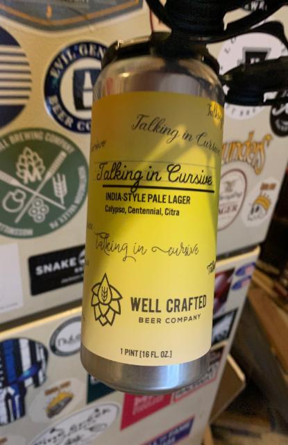 Talking in Cursive 7.1%, Well Crafted Beer Company, United States