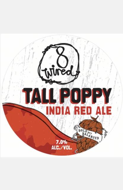 Tall Poppy 7.0%, 8 Wired Brewing, New Zealand