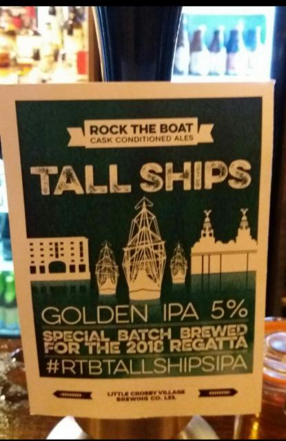 Tall Ships 5.0%, Rock The Boat Brewery, England
