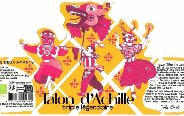 Talon D'Achille 8.5%, Brasserie Les Deux Amants, France