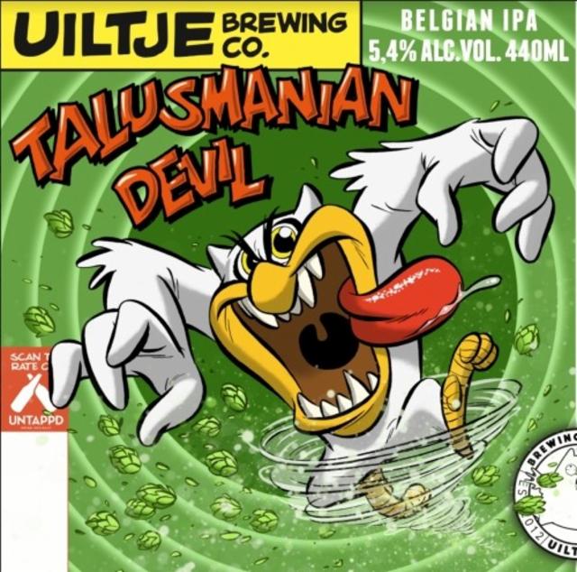 Talusmanian Devil 5.4%, Uiltje Brewing Co, Netherlands