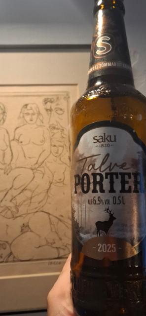 Talve porter 6.9%, Saku Õlletehas (Carlsberg), Estonia
