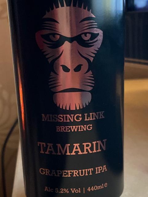 Tamarin 5.2%, Missing Link Brewing, England
