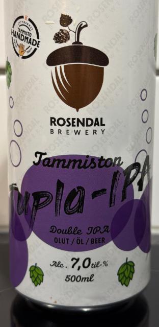 Tammiston Tupla-IPA, Rosendal Brewery by K-Citymarket Tammisto