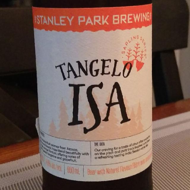 Tangelo ISA 4.8%, Stanley Park Brewing (ABInBev), Canada