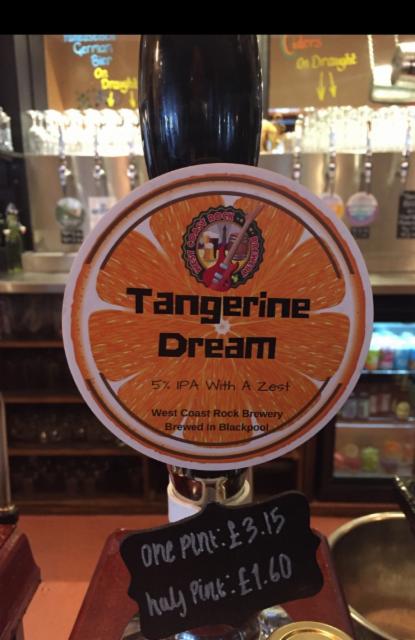 Tangerine Dream 5.0%, West Coast Rock Brewery, England