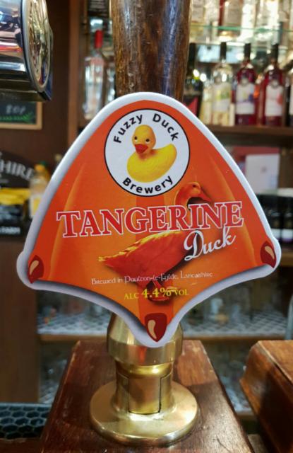 Tangerine Duck 4.4%, Fuzzy Duck Brewery, England