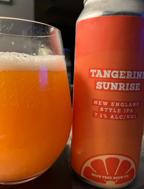 Tangerine Sunrise 7.1%, Beer Tree Brew Co., United States