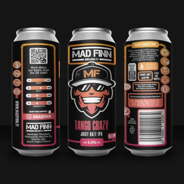 Tango Crazy 6.0%, Mad Finn Brewing Co, Finland