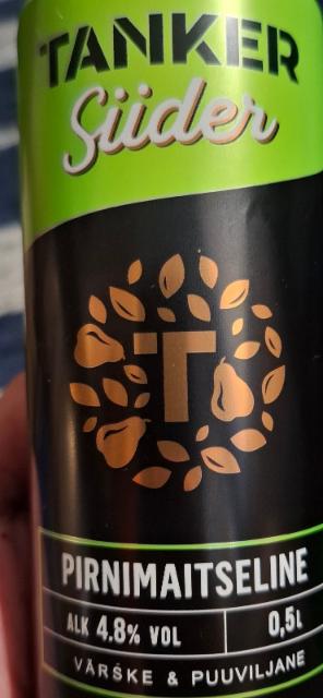 Tanker pear cider 4.8%, Tanker Brewery (Royal Unibrew), Estonia